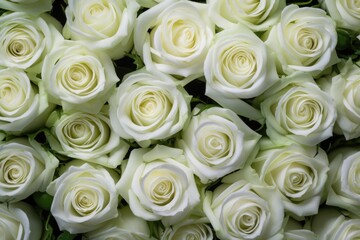 white roses close up background