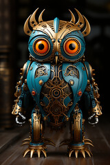 Fototapeta premium Charachter unique and distinctive design, toy style, suurealism created with Generative Ai