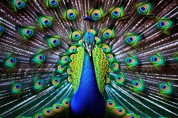 Obraz premium peacock with feathers