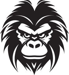 Baboon Kingdom Seal Baboon Face Badge