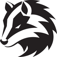 Obraz premium Badger Sovereignty Icon Fearless Badger Logo