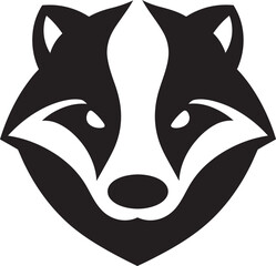 Badger Crowned Symbol Badger Leader Icon