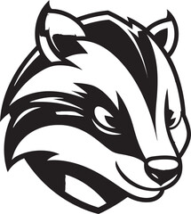 Regal Badger Symbol Tribal Badger Mark