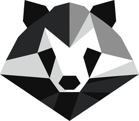 Shadowed Badger Design Badger Leader Symbol