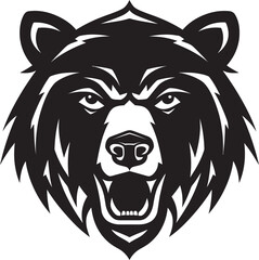 Obraz premium Bear Sovereign Logo Tribal Bear Design
