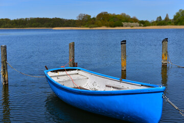 Obraz premium Blue Boat