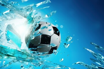 Naklejka premium soccer ball