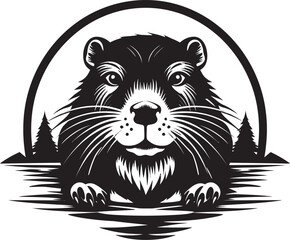 Beaver Royalty Insignia Industrious Beaver Logo
