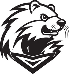 Beaver Clan Insignia Beaver Head Monogram