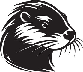 Clever Beaver Badge Beaver Crest Design