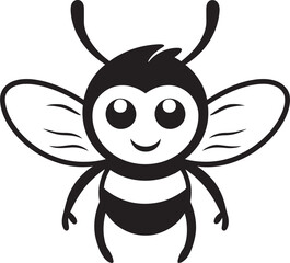 Honey Bee Face Royalty Tribal Beehive Design