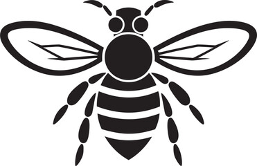 Bee Crowned Badge Beehive Sovereignty Icon