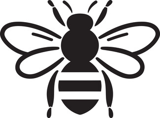 Bee Crowned Symbol Beehive Leader Icon