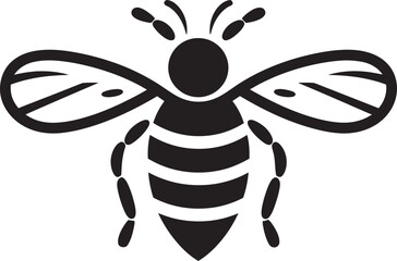 Bee Royalty Insignia Pollinator Hive Logo