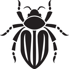 Horned Insect Face Heraldry Bug Clan Insignia