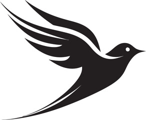 Swan of Serenity Design Elegant Peacock Symbol