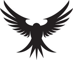 Modern Hawk Logo Artistic Eagle Icon