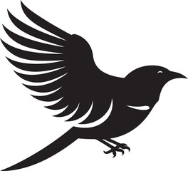 Majestic Peregrine Falcon Graceful Seagull Symbol