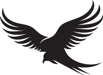 Abstract Egret Logo Condor Crest Icon