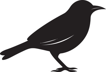Swan Lake Icon Blackbird Serenity Emblem