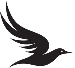 Kingfisher Vector Icon Minimalistic Pelican Badge