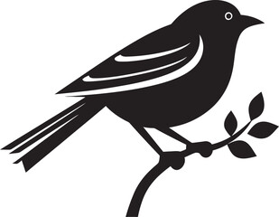 Artistic Hawk Icon Geometric Owl Badge