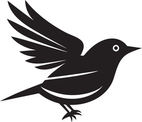 Artistic Albatross Emblem Serene Seagull Design