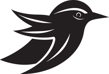 Swift Pigeon Badge Owl in Moonlight Logo