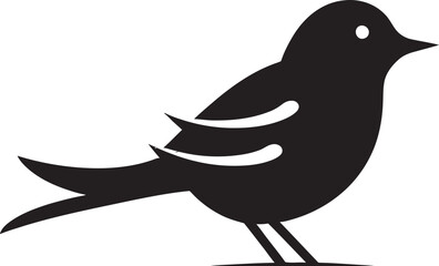 Crow's Majesty Badge Geometric Eagle Design