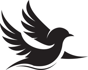 Sparrow Serenity Emblem Falcon in Flight
