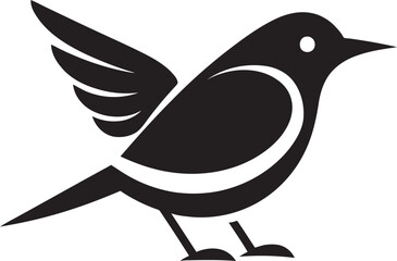 Elegant Owl Silhouette Regal Raven Symbol