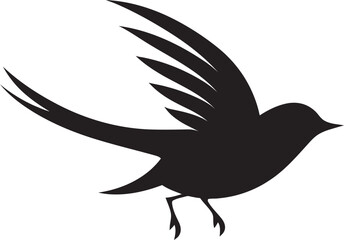 Artistic Kingfisher Symbol Pigeon in Silhouette