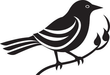 Hawk in Flight Badge Owl's Wisdom Vector