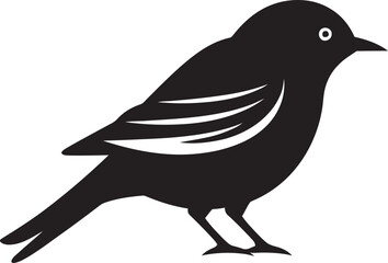 Graceful Peacock Crest Sparrow Serenity Design