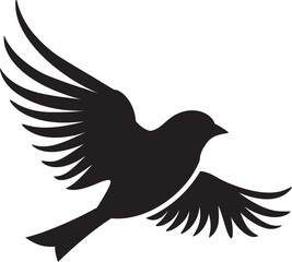 Stork in Flight Icon Kestrel's Vigilance