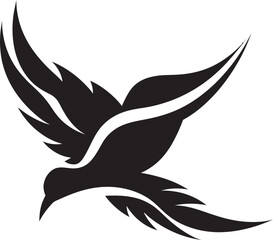 Serene Seagull Logo Artistic Kingfisher Symbol