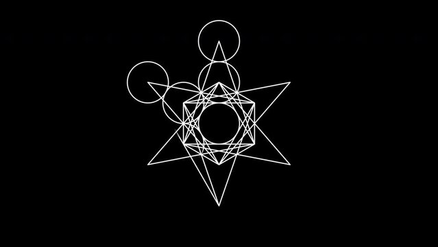 Metatron Fast Lines Loopable Animation