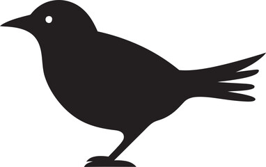 Nighttime Crow Logo Heron's Grace Icon