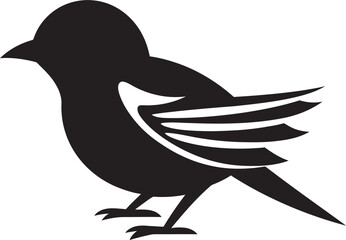 Majestic Seagull Emblem Stylized Hummingbird Design