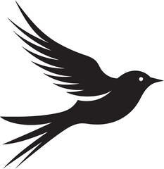 Stylized Heron Icon Crow's Vigilance