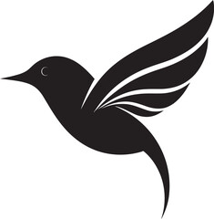 Serene Sparrow Emblem Nighttime Falcon Icon