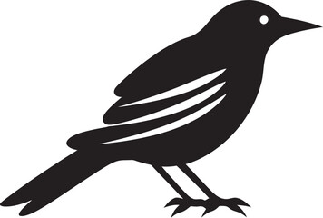 Swift Swallow Silhouette Graceful Woodpecker Emblem