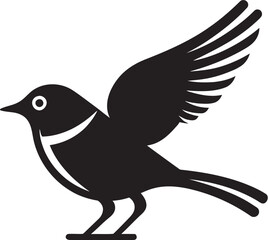 Nighttime Falcon Icon Swift Swallow Silhouette