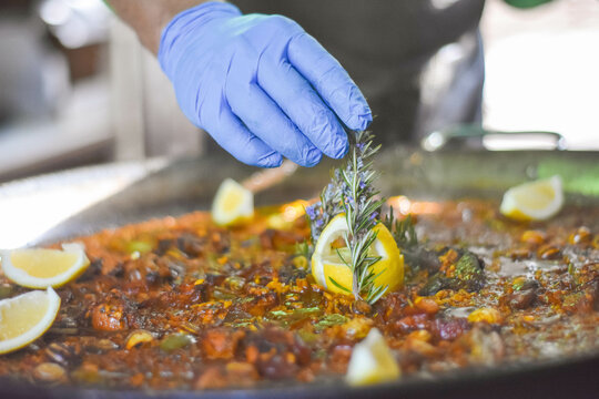 Comida en restaurante