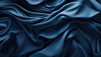 Obraz premium Abstract wave background, elegant folded fabric