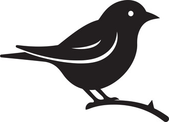 Serene Sparrow Emblem Nighttime Falcon Icon