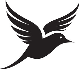 Serene Swan's Grace Phoenix in Flight Vector