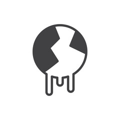 Global Warming Icon