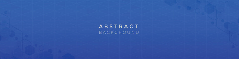 Linkedin banner design with abstract shapes bokeh template