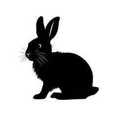 black rabbit rabbit, animal, bunny, isolated, mammal, pet, fluffy, white, pets, fur, easter, hare, small, cute, 